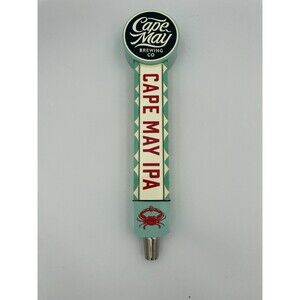 Cape May Brewing Company IPA Crab Logo Coastal Evacuation Beer Tap Handle